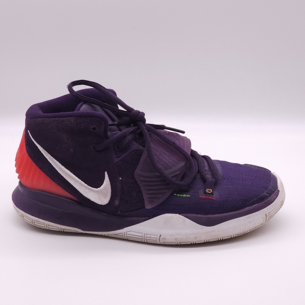 Nike Kyrie 6‎ Boys Size 5Y Purple Athletic Mid Basketball Shoes BQ5599-500